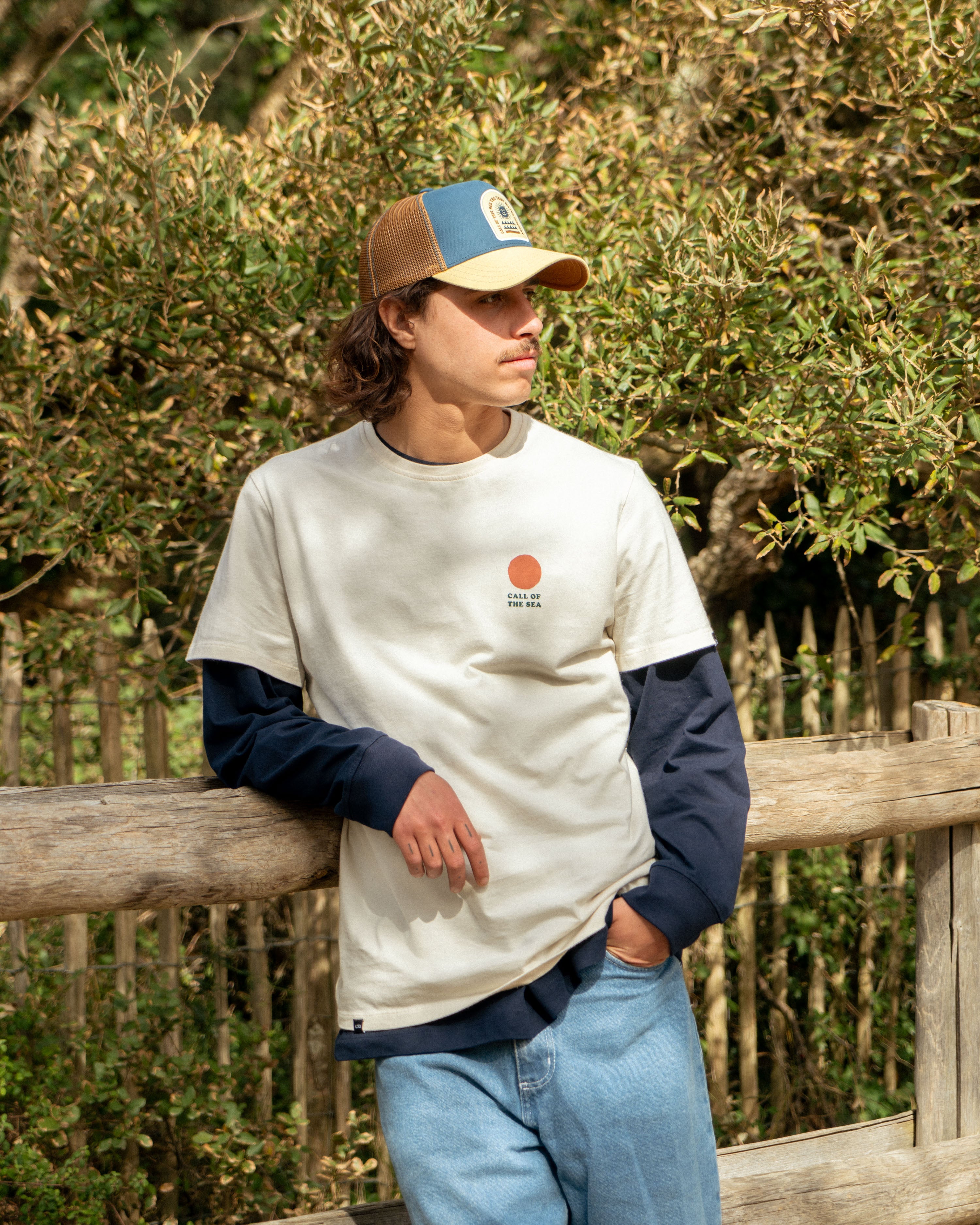 HORIZON T-shirt beige
