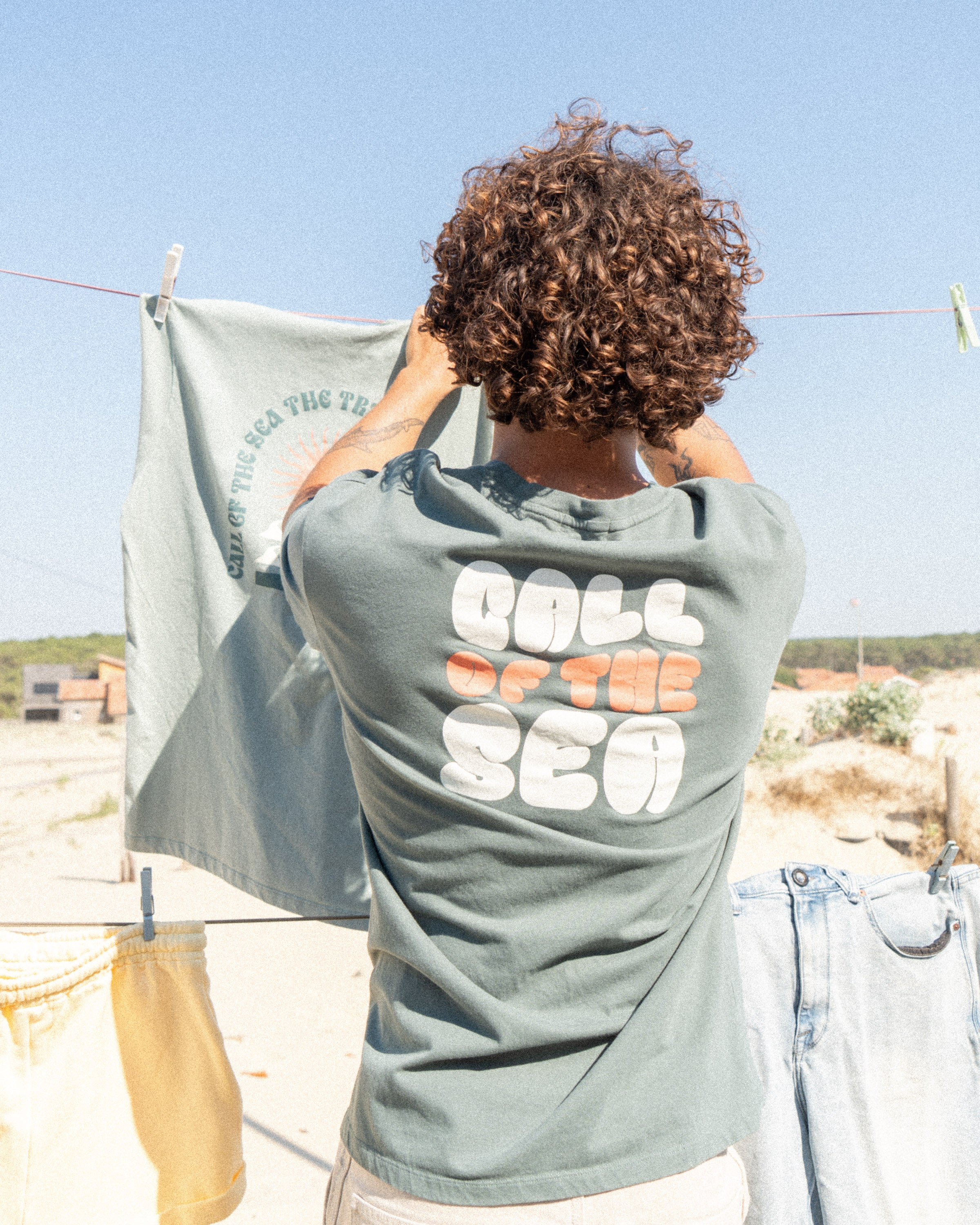 BUBBLE BOXY T-shirt vert revolution