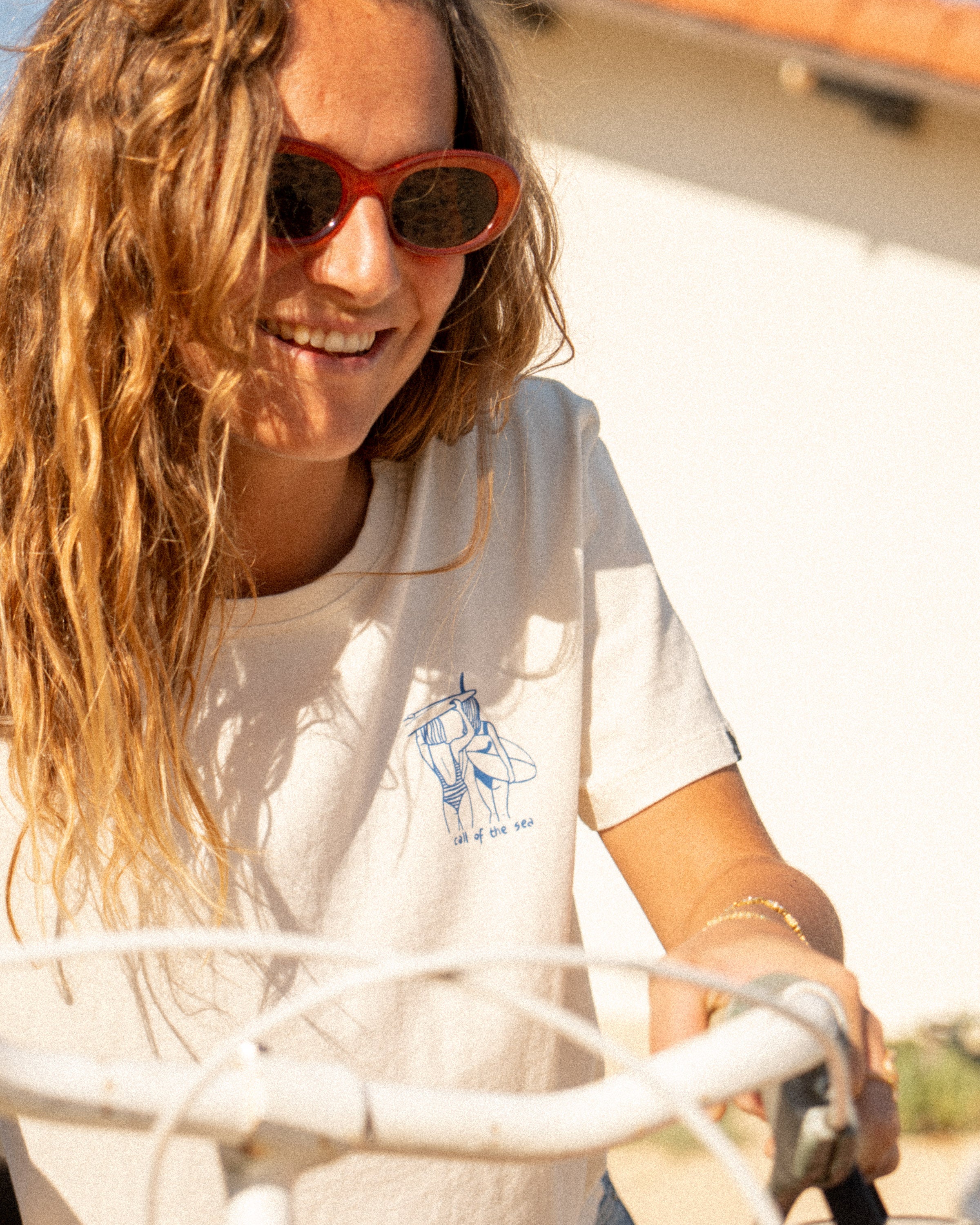 CHICK SURFEUSES T-shirt beige femme