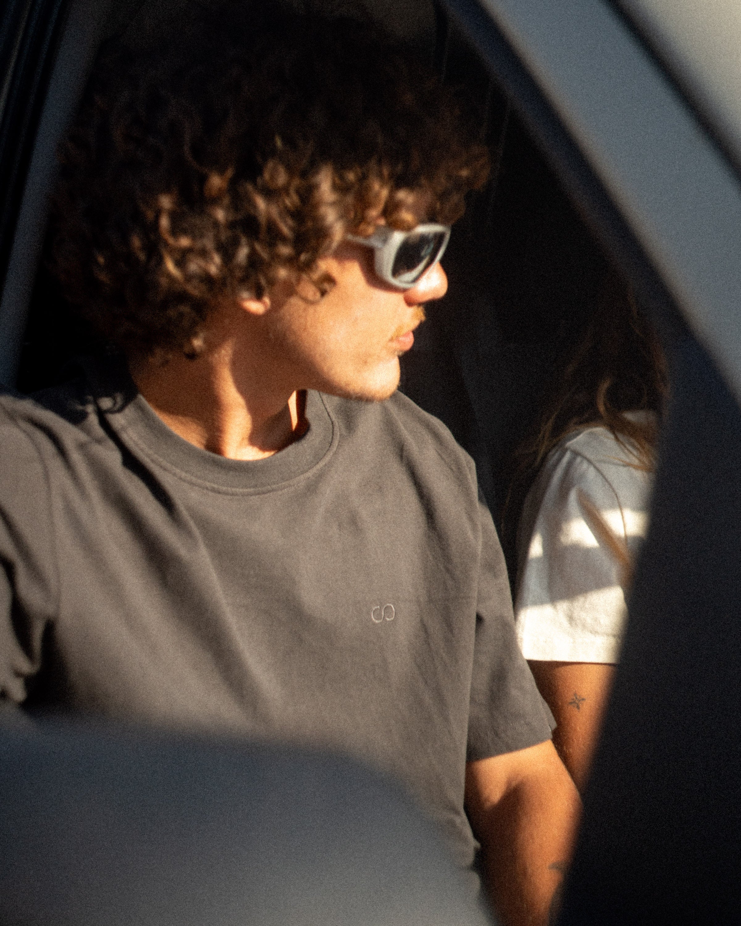 BASICS T-shirt anthracite