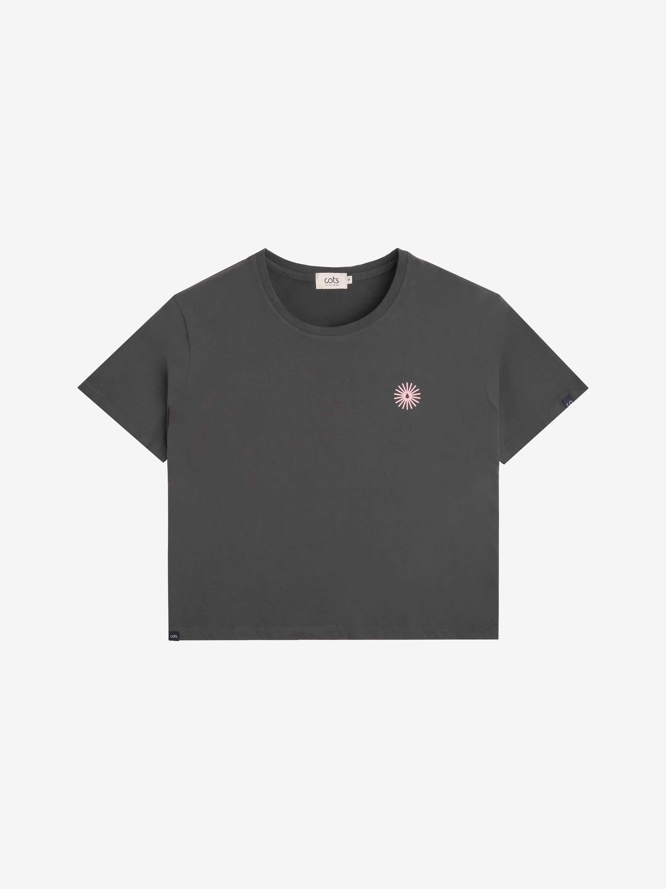 MOSAIQUE T-shirt anthracite femme