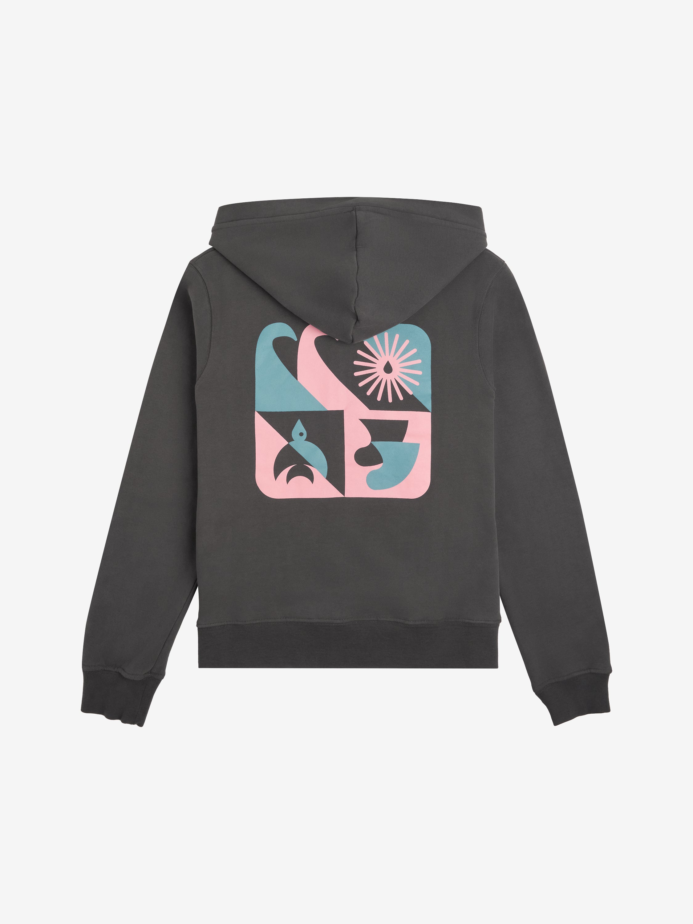 MOSAIQUE Zip Hoodie anthracite femme
