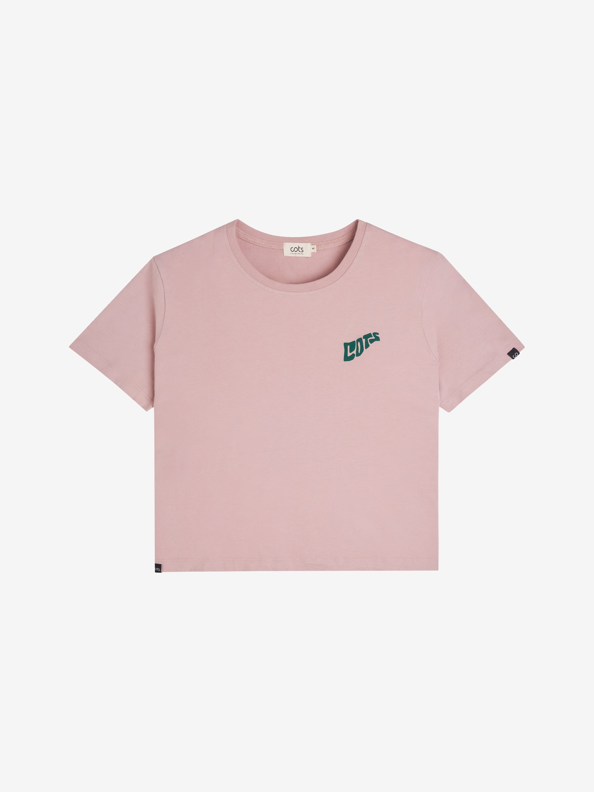 ORGANIC T-shirt rose femme