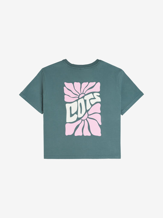 ORGANIC T-shirt vert femme