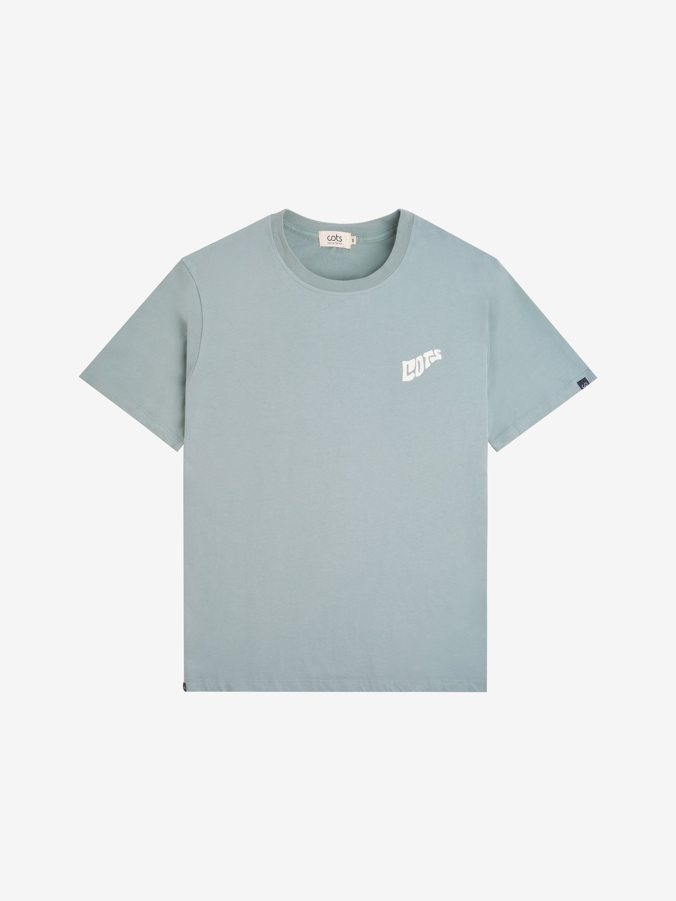 ORGANIC T-shirt steel blue