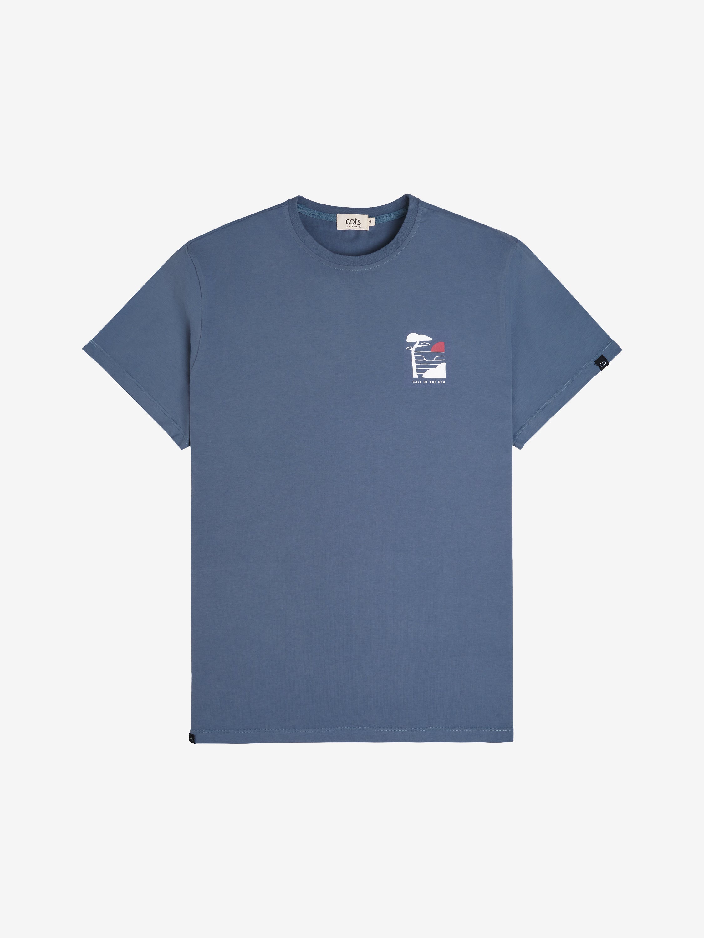 PAYSAGES T-shirt medium blue