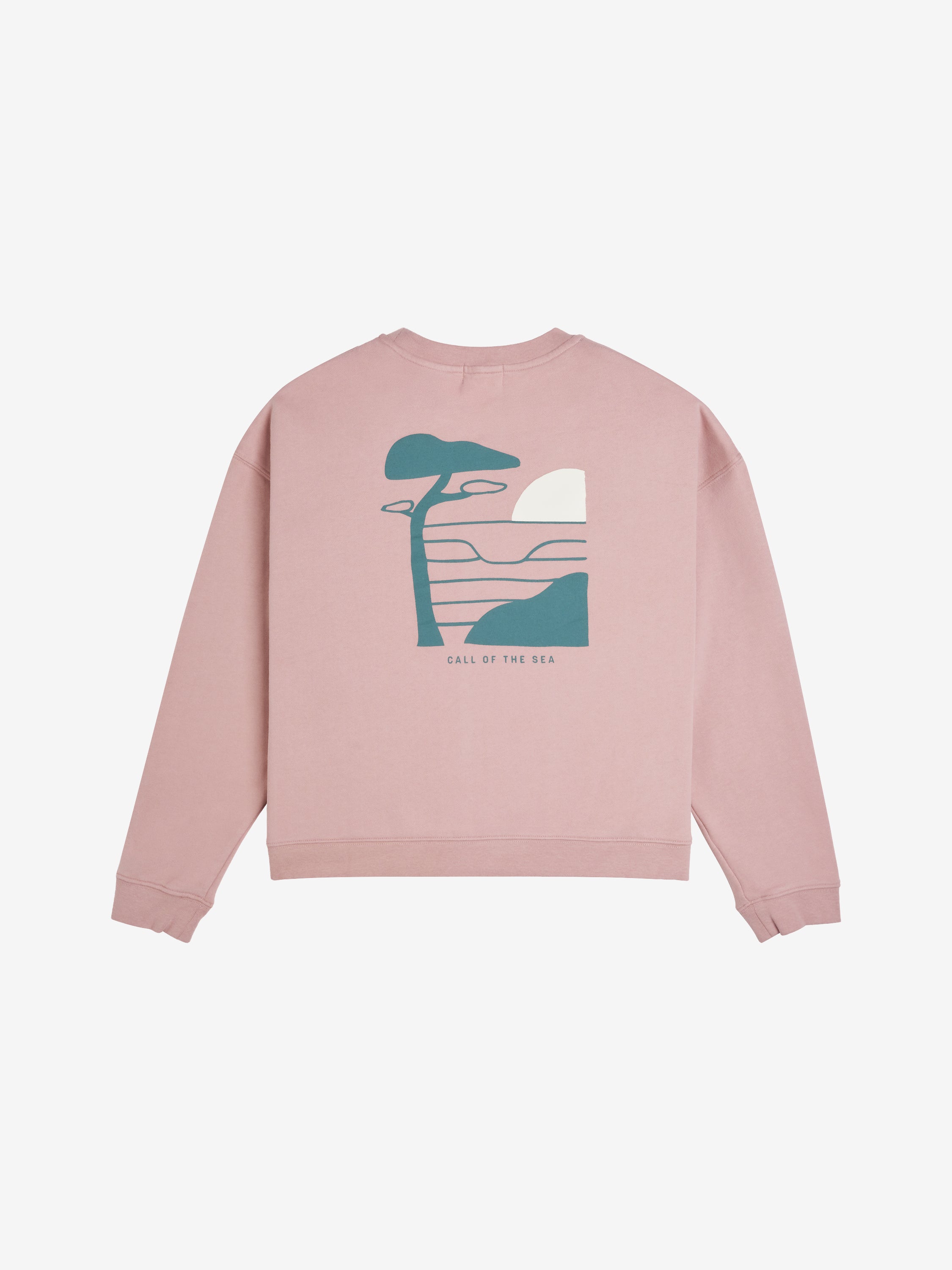 PAYSAGES Sweat raglan rose femme