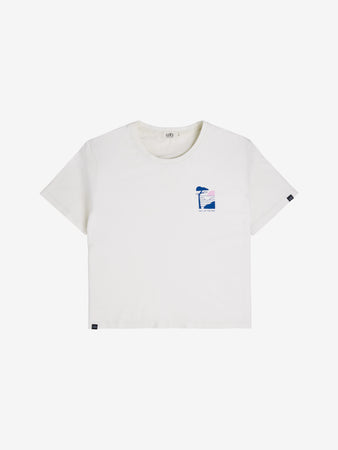 PAYSAGES T-shirt beige femme