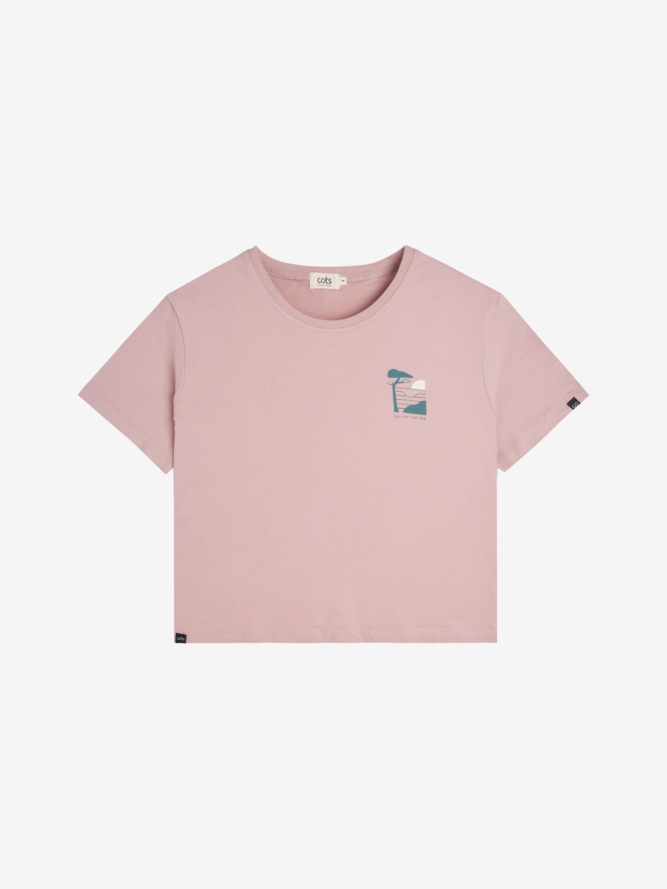 PAYSAGES T-shirt rose femme