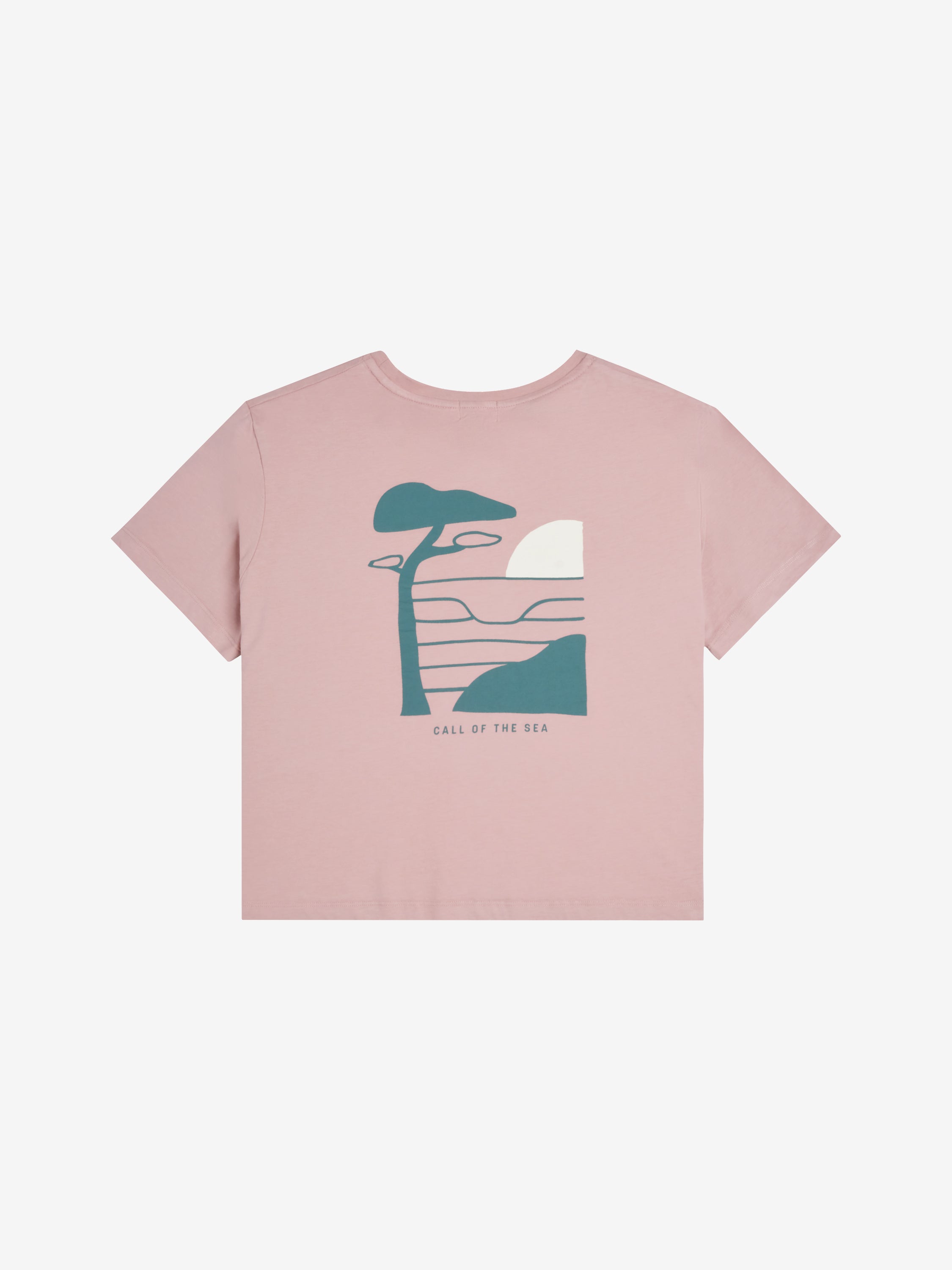PAYSAGES T-shirt rose femme