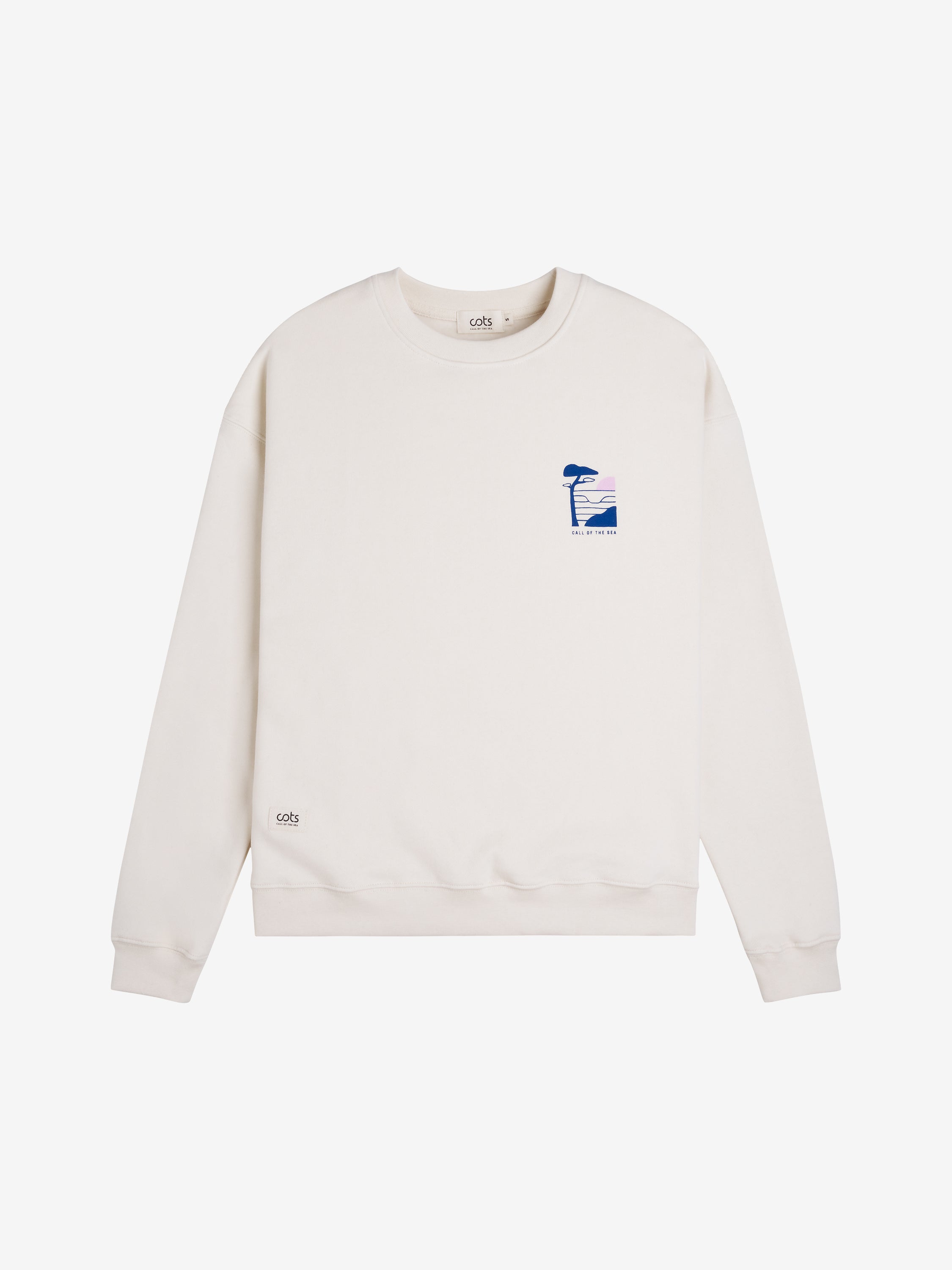 PAYSAGES Sweat raglan beige femme