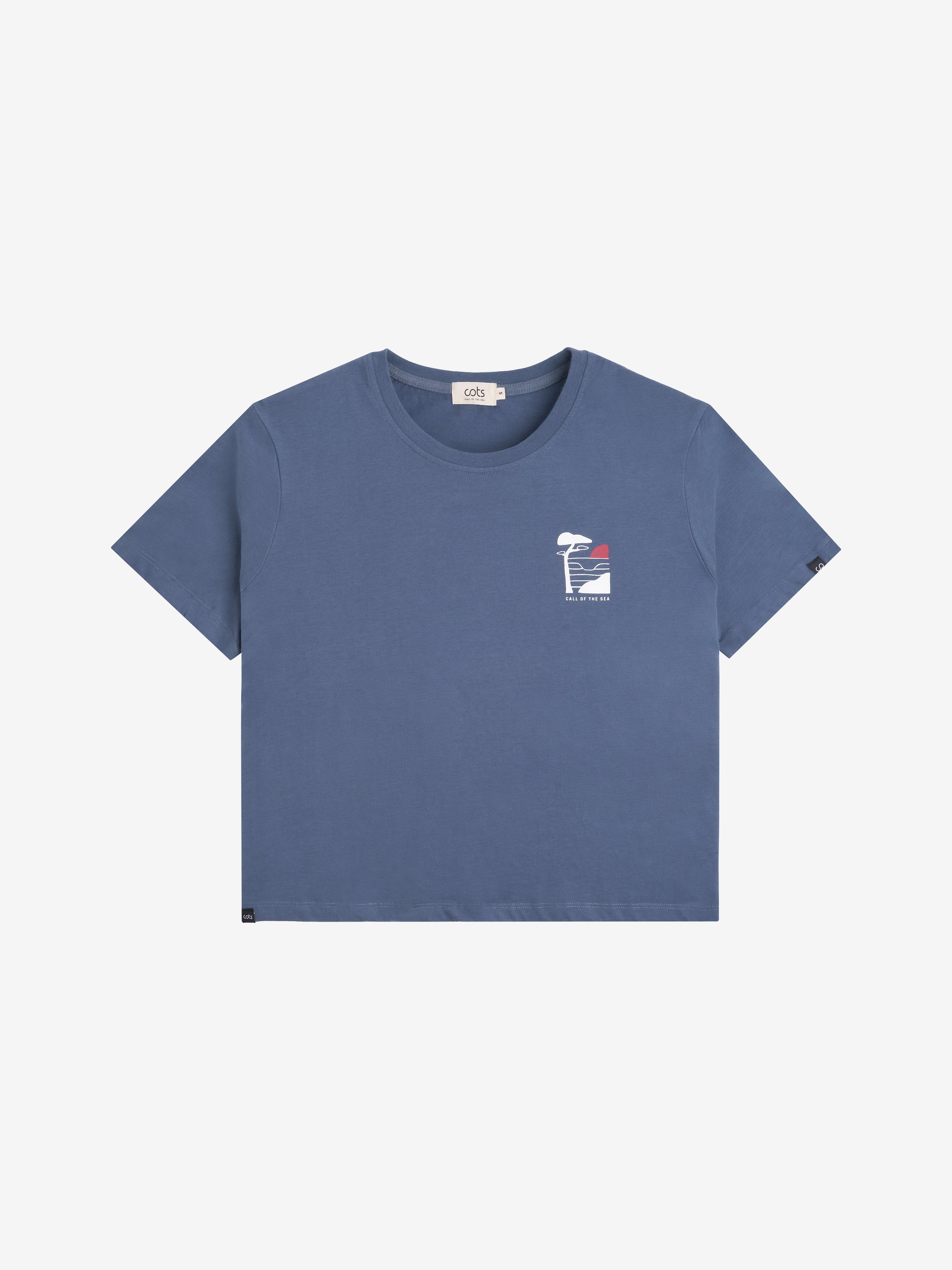 PAYSAGES T-shirt medium blue femme