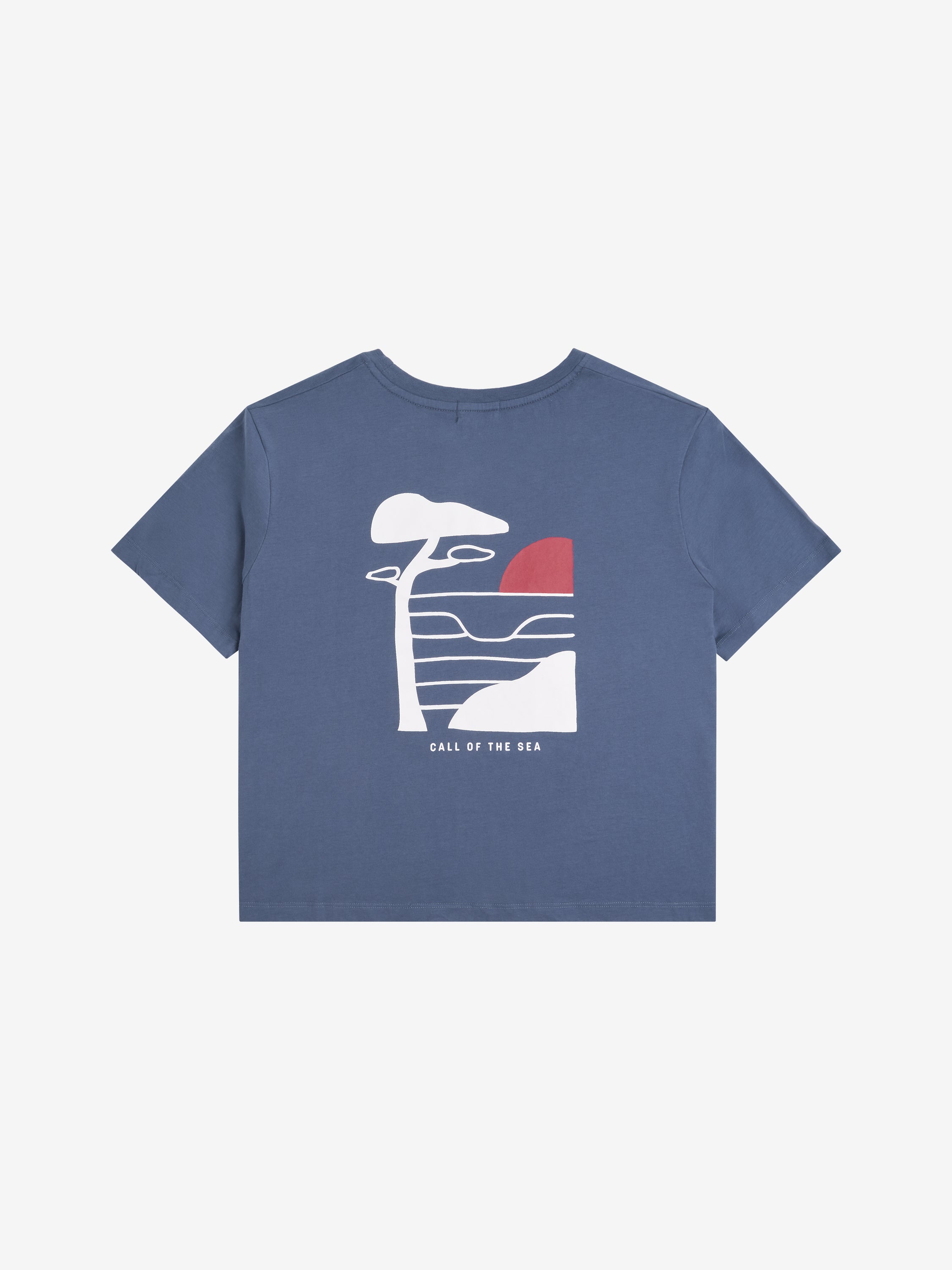 PAYSAGES T-shirt medium blue femme