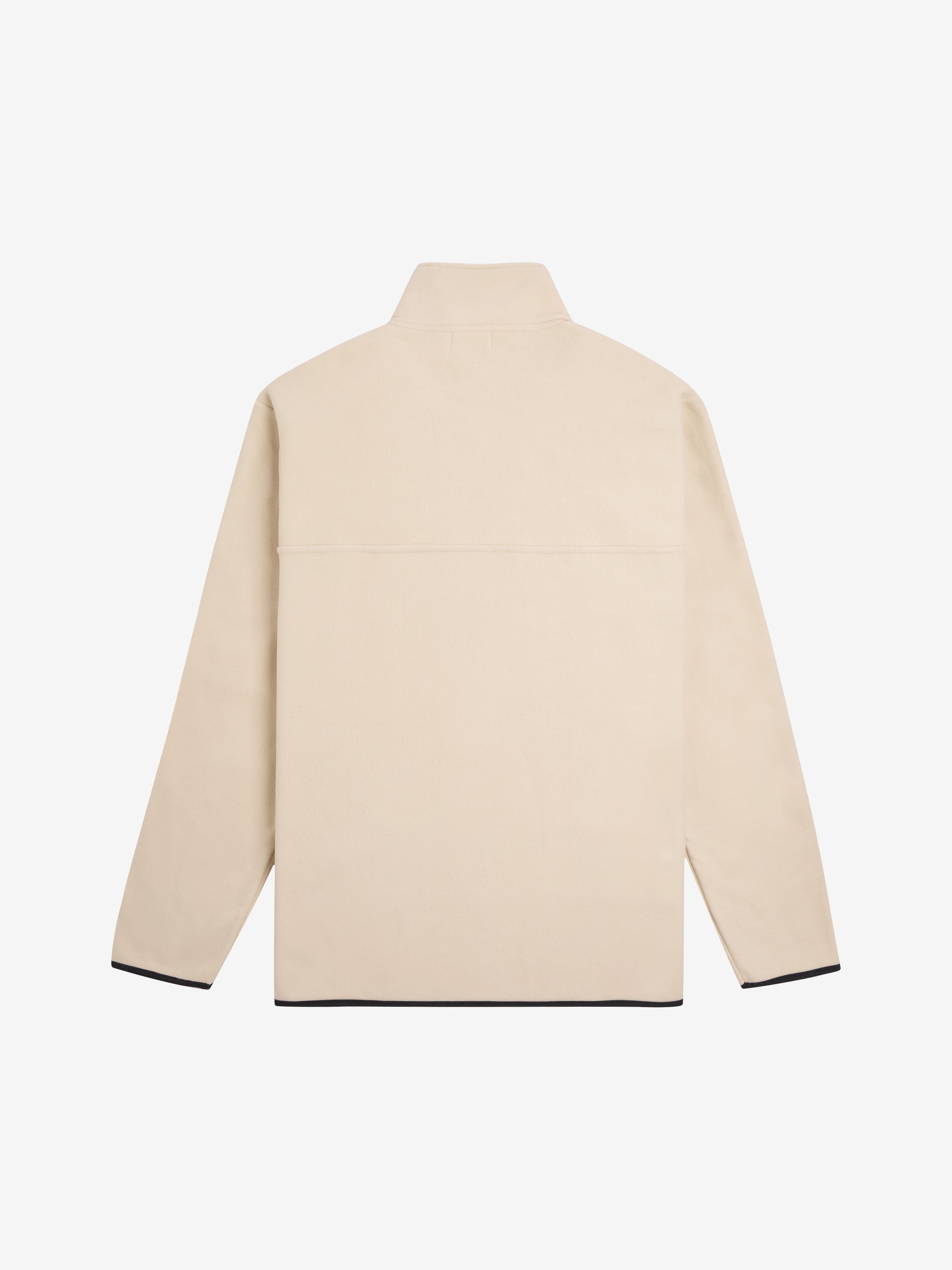 POLAIRE Sweat zip beige duck blue