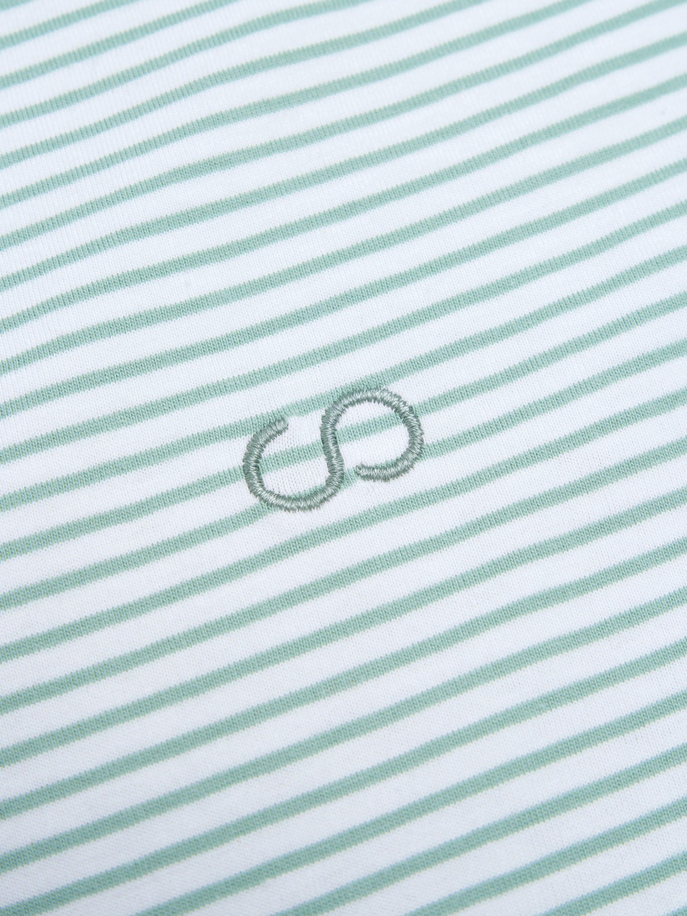 RAYURES T-shirt beige vert