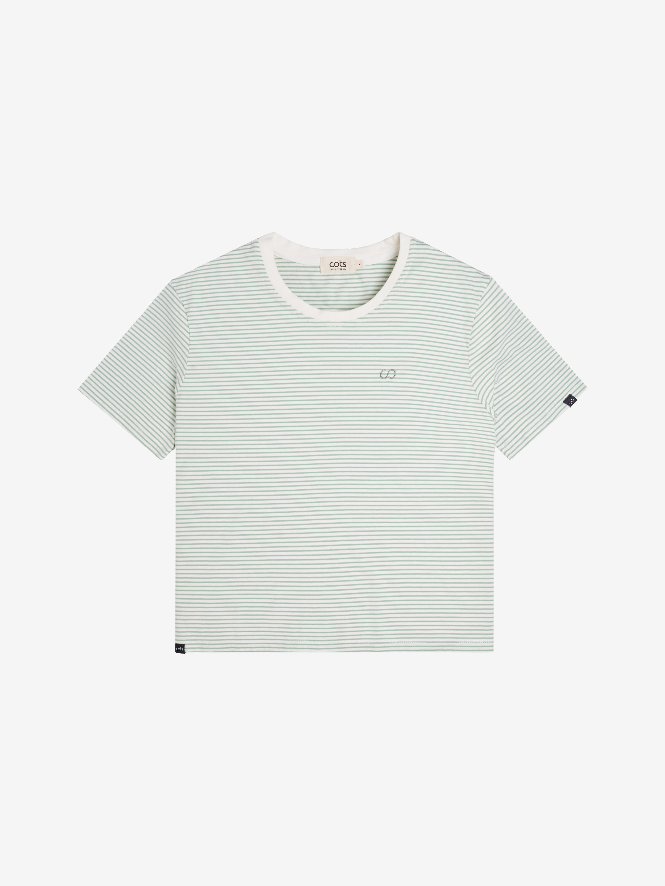RAYURES T-shirt vert femme