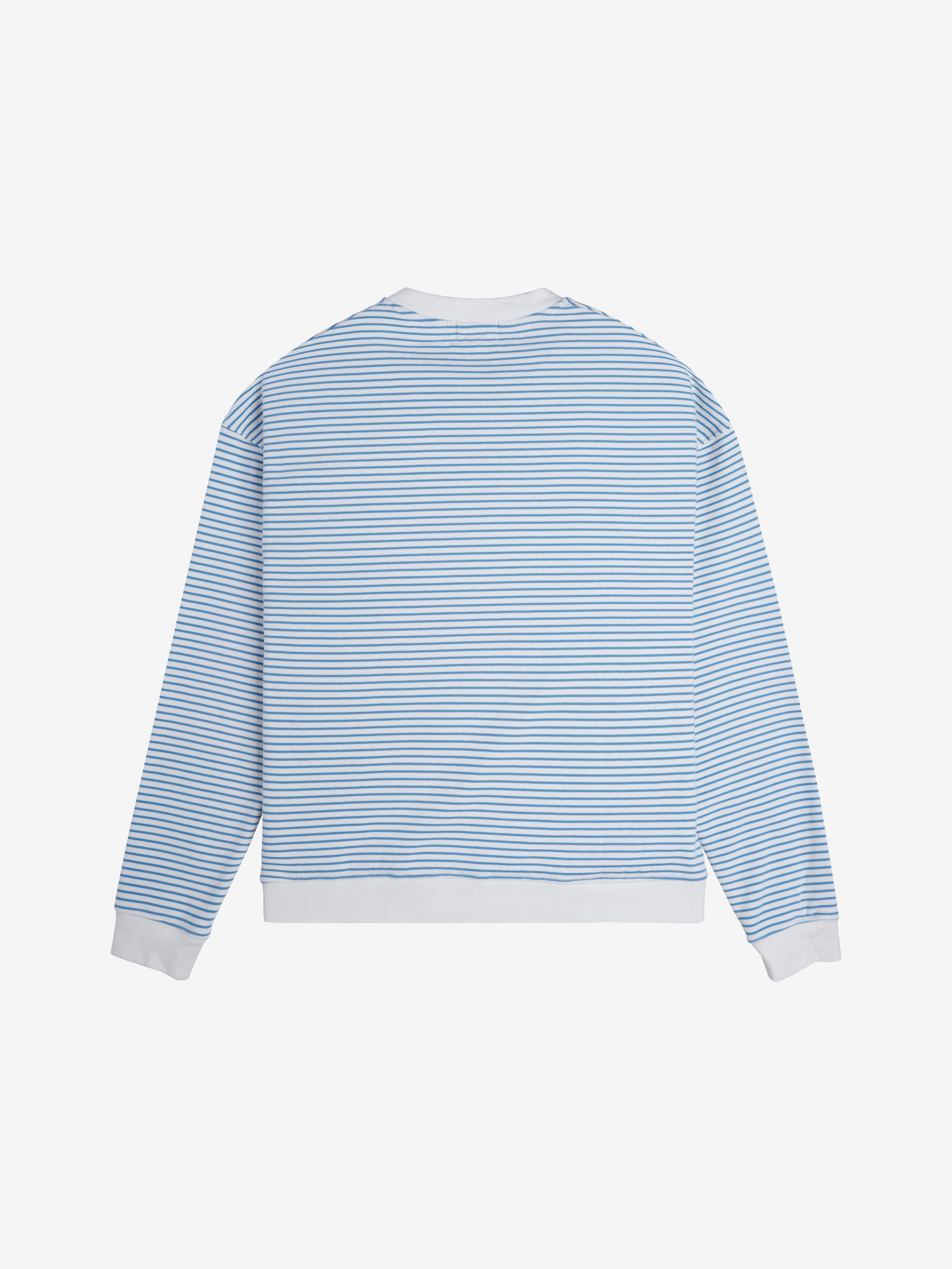 RAYURES Sweat raglan bleu femme