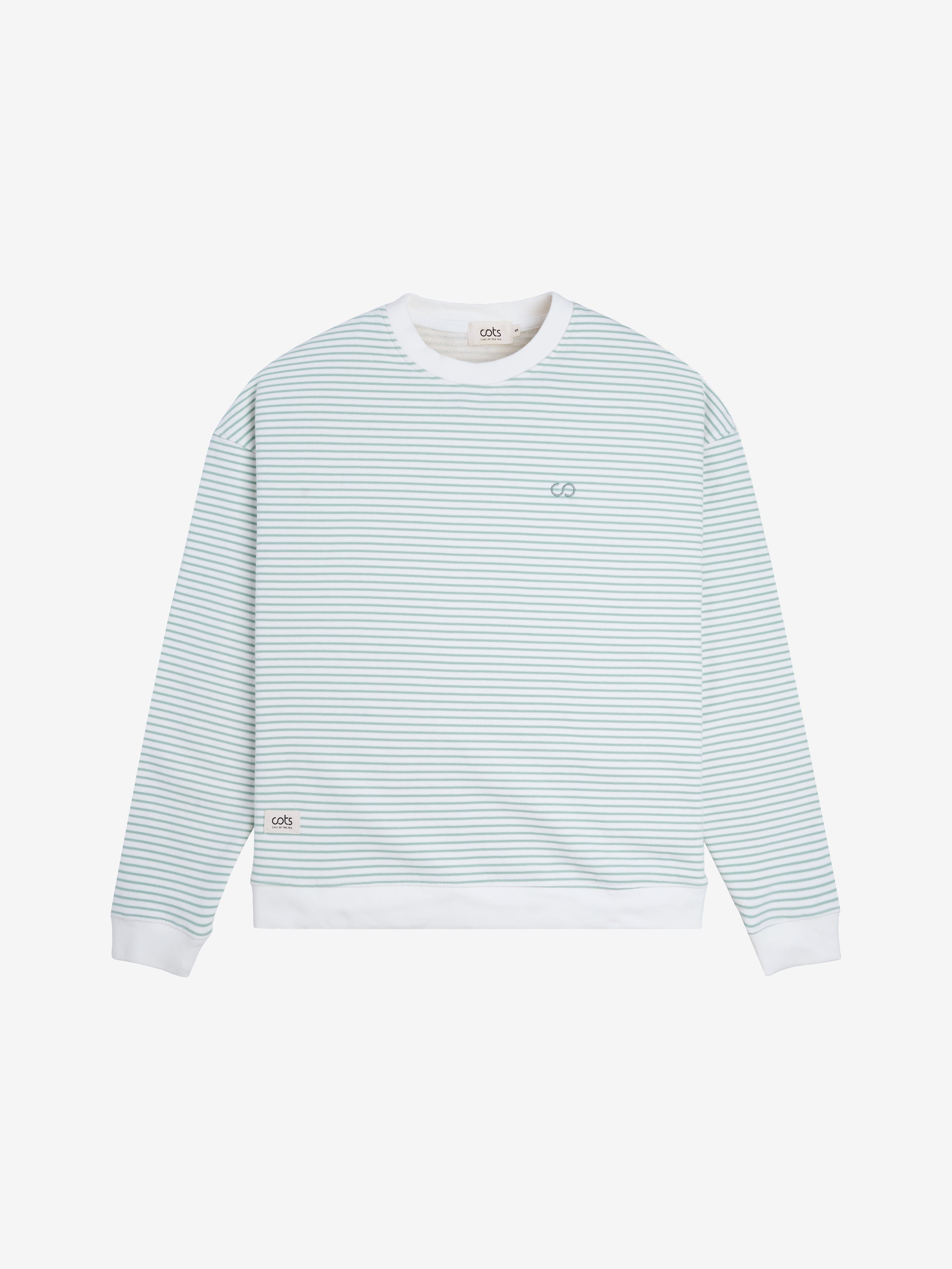 RAYURES Sweat raglan vert femme