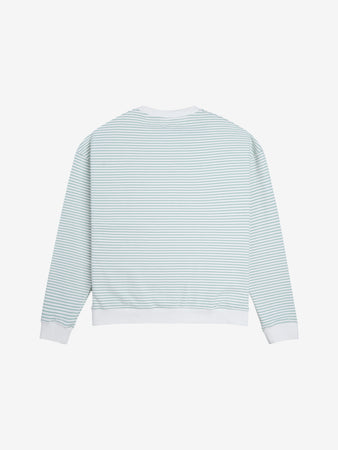 RAYURES Sweat raglan vert femme