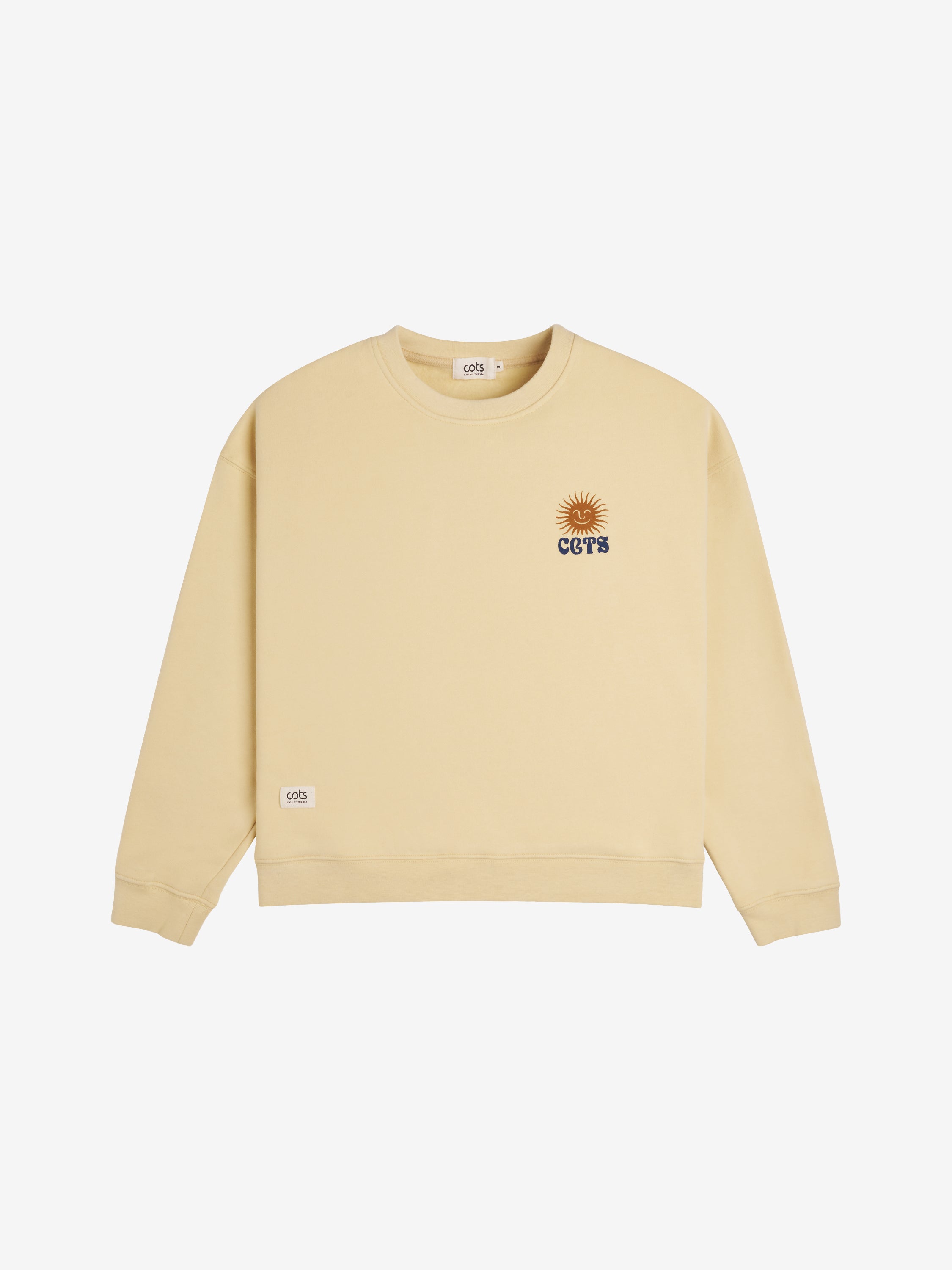 SUNSHINE Sweat raglan jaune femme