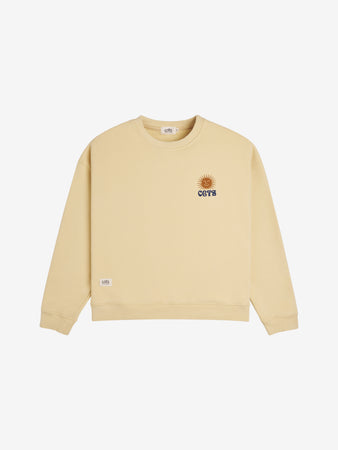 SUNSHINE Sweat raglan jaune femme