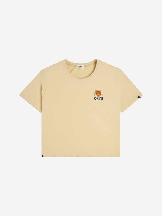 SUNSHINE T-shirt jaune femme