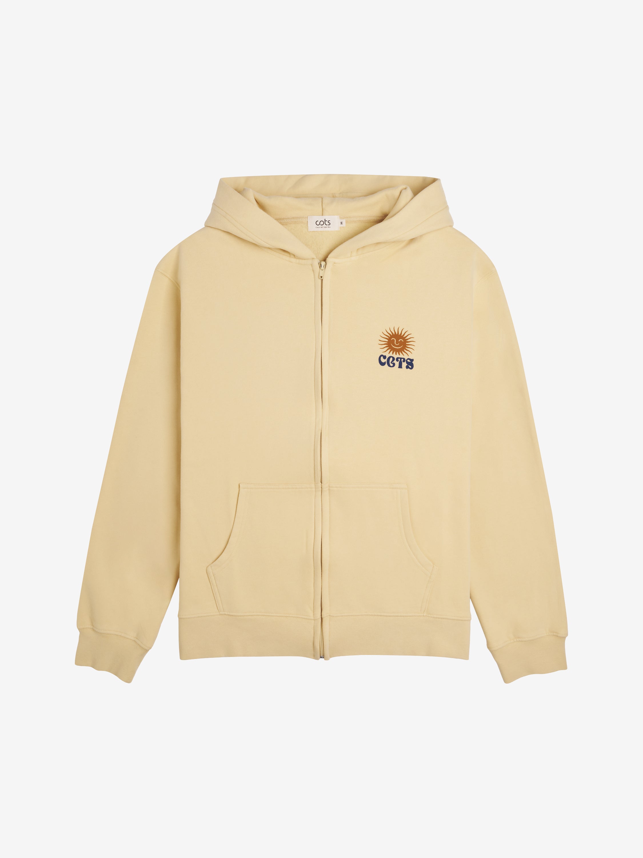 SUNSHINE Zip Hoodie jaune