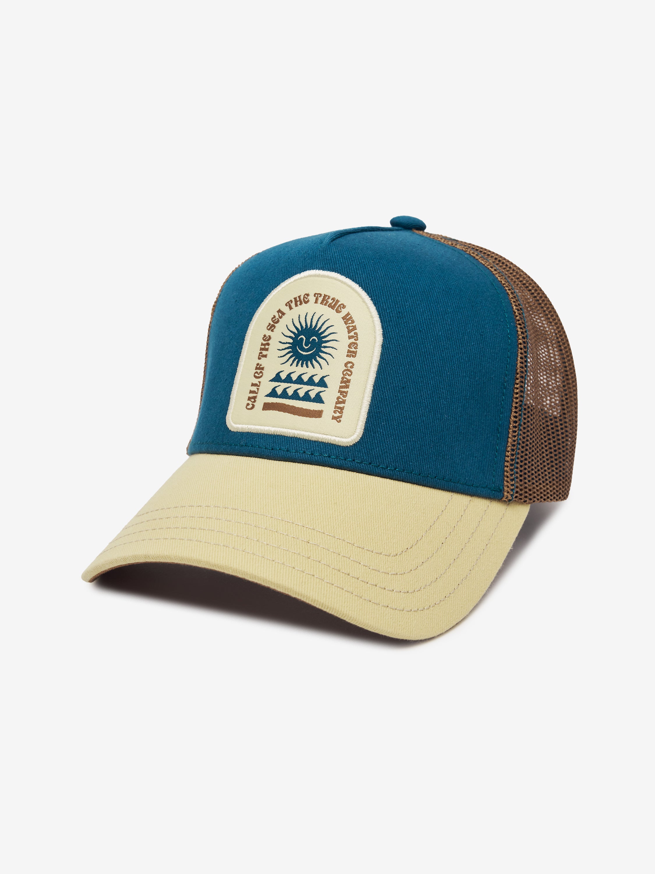 SUNSHINE Casquette trucker beige navy