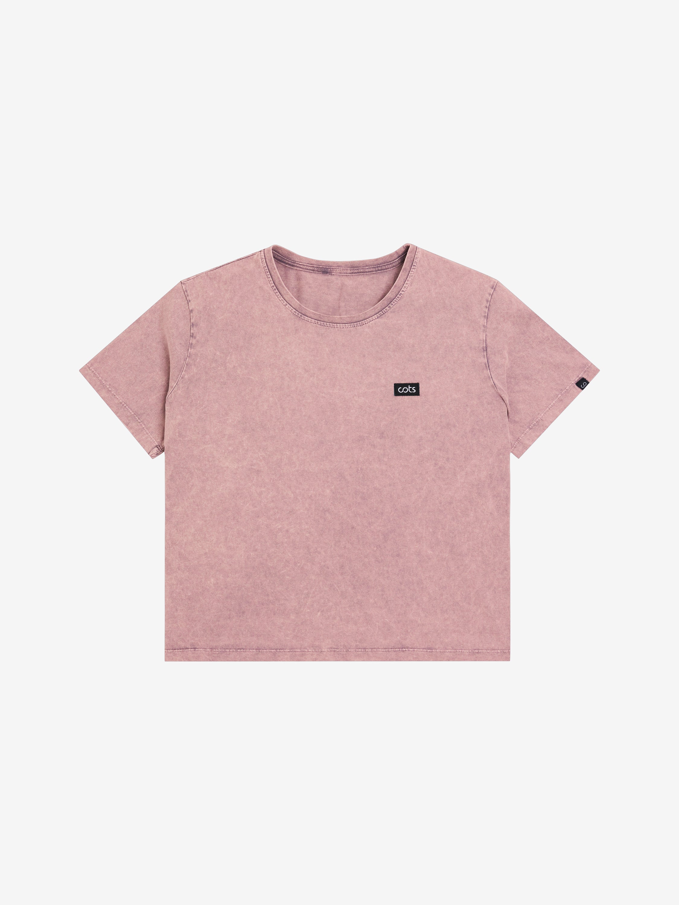 FADED T-shirt framboise femme