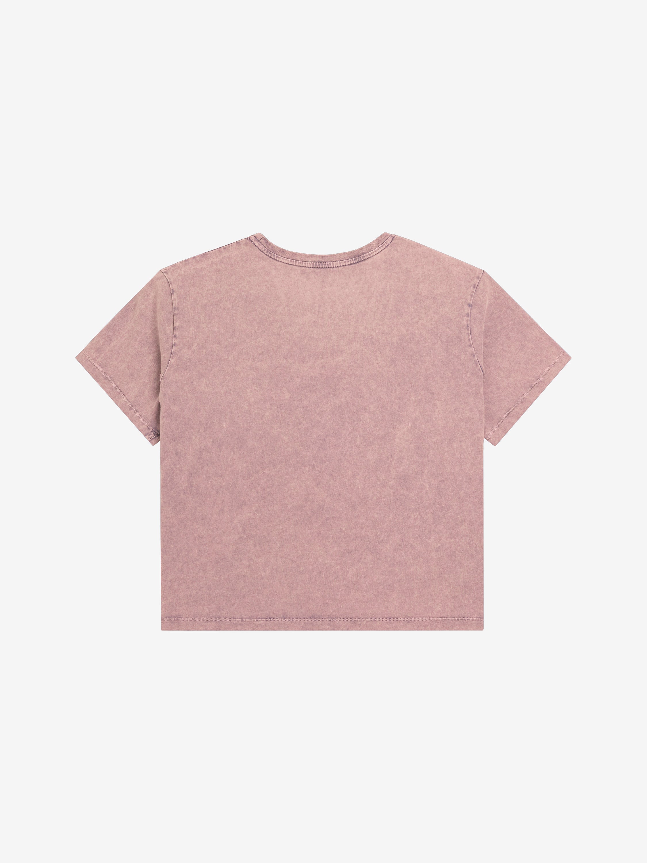 FADED T-shirt framboise femme