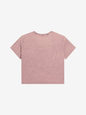FADED T-shirt framboise femme